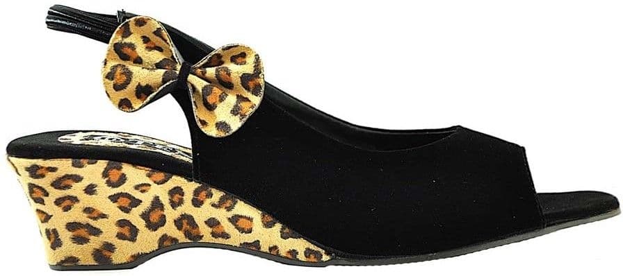 TEN Suade Black Women Wedges view 5