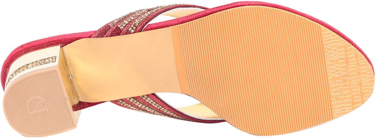 Adorn A10-25206 Red Women Heels view 3