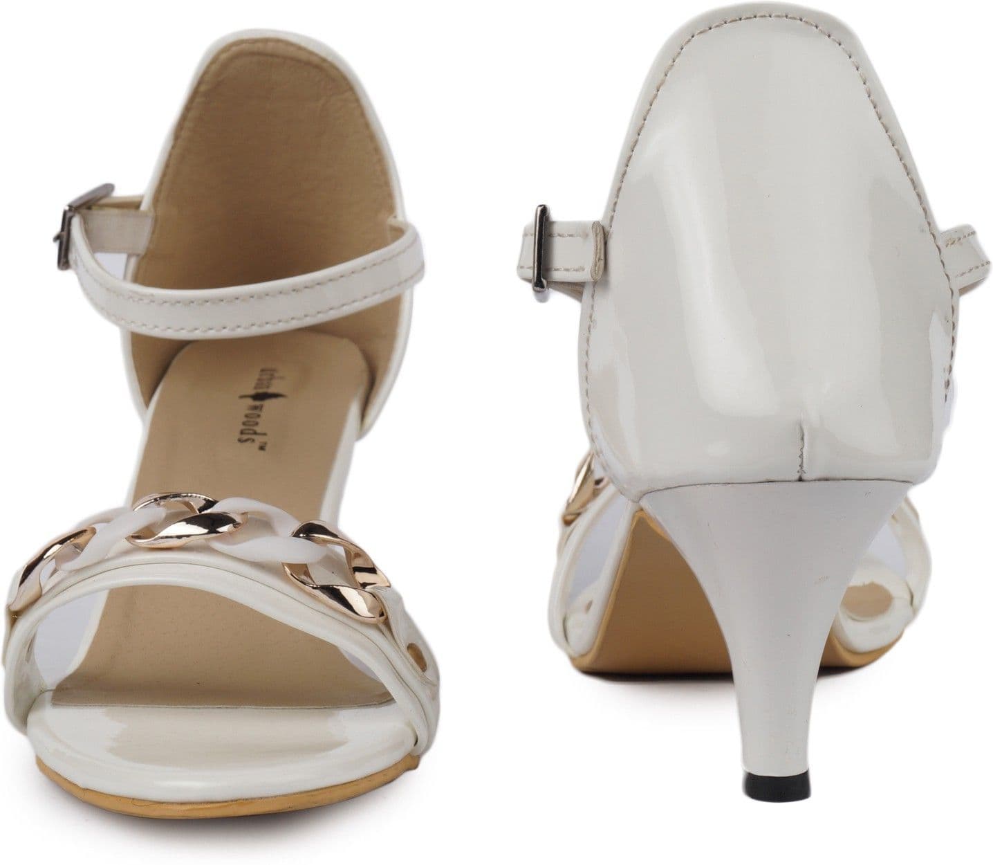 Urban Woods White Women Heels view 5