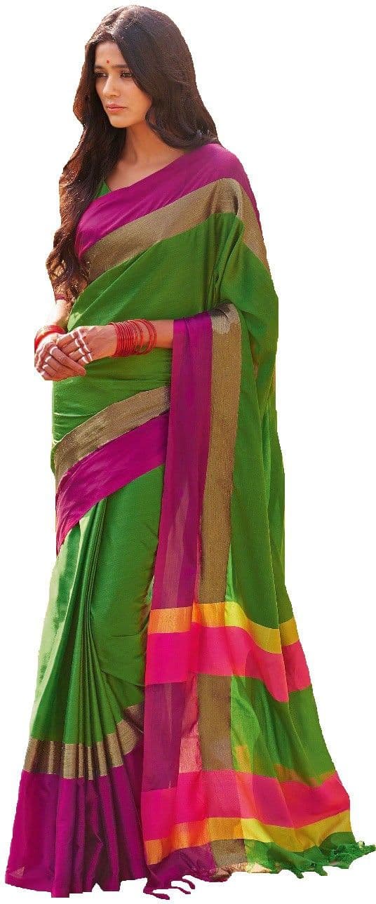 Mahek Saree Striped Fashion Cotton Sari