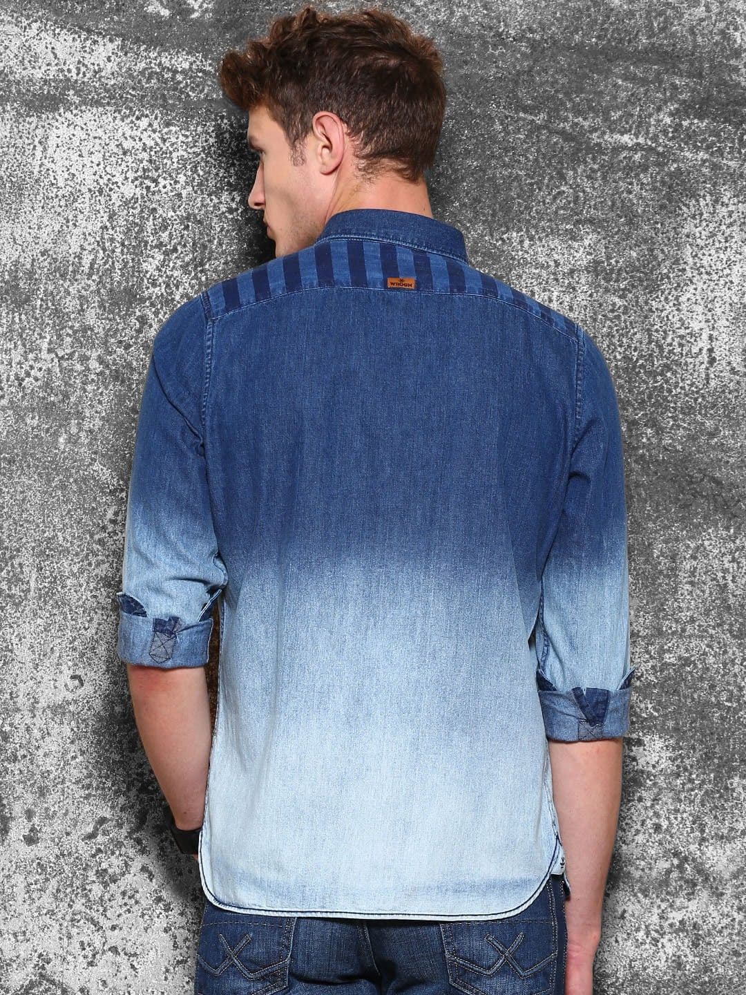 WROGN Men's Solid Casual Shirt view 4