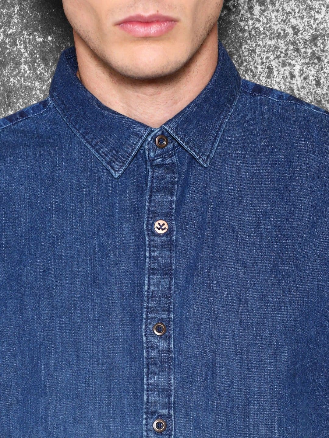 WROGN Men's Solid Casual Shirt view 5