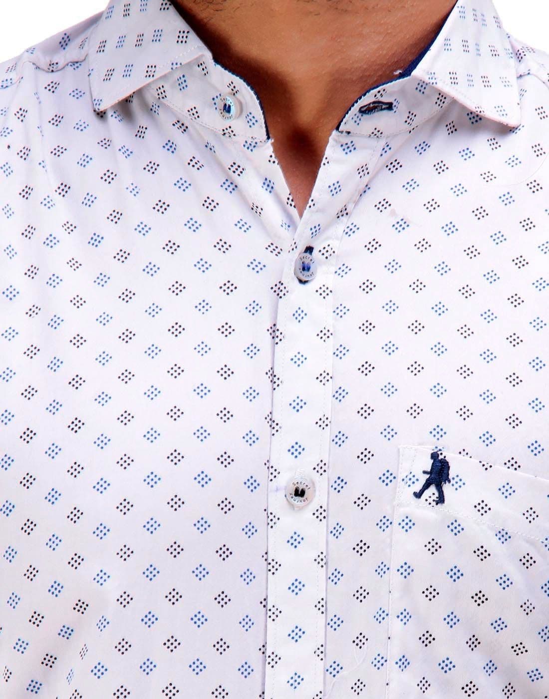 Ebry Men's Printed Casual Shirt view 4