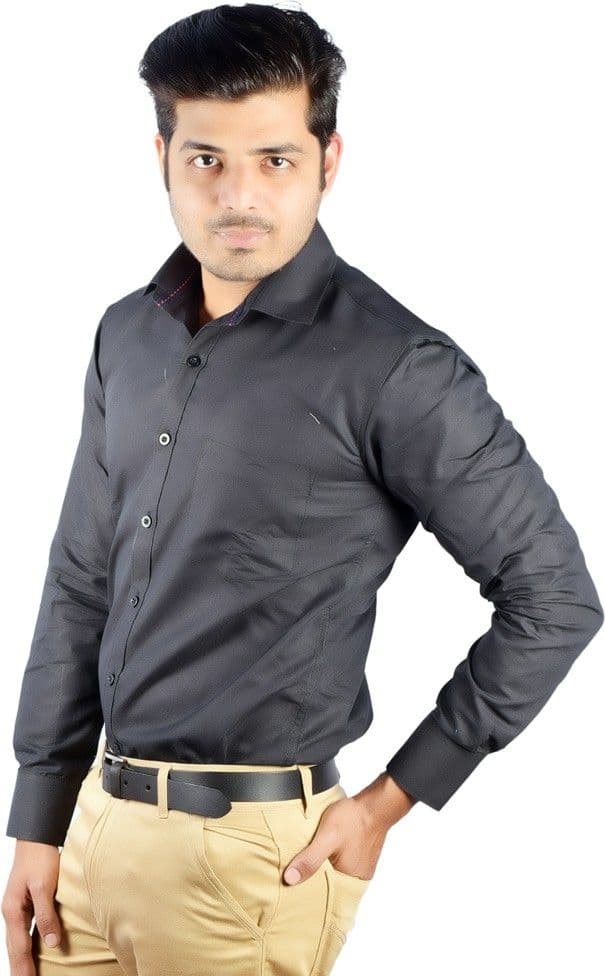 Stylenara Men's Solid Casual Shirt view 3