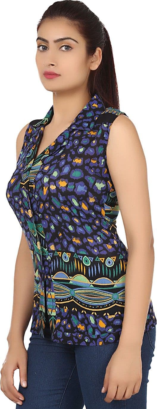 Kiosha Women's Printed Casual Shirt view 2