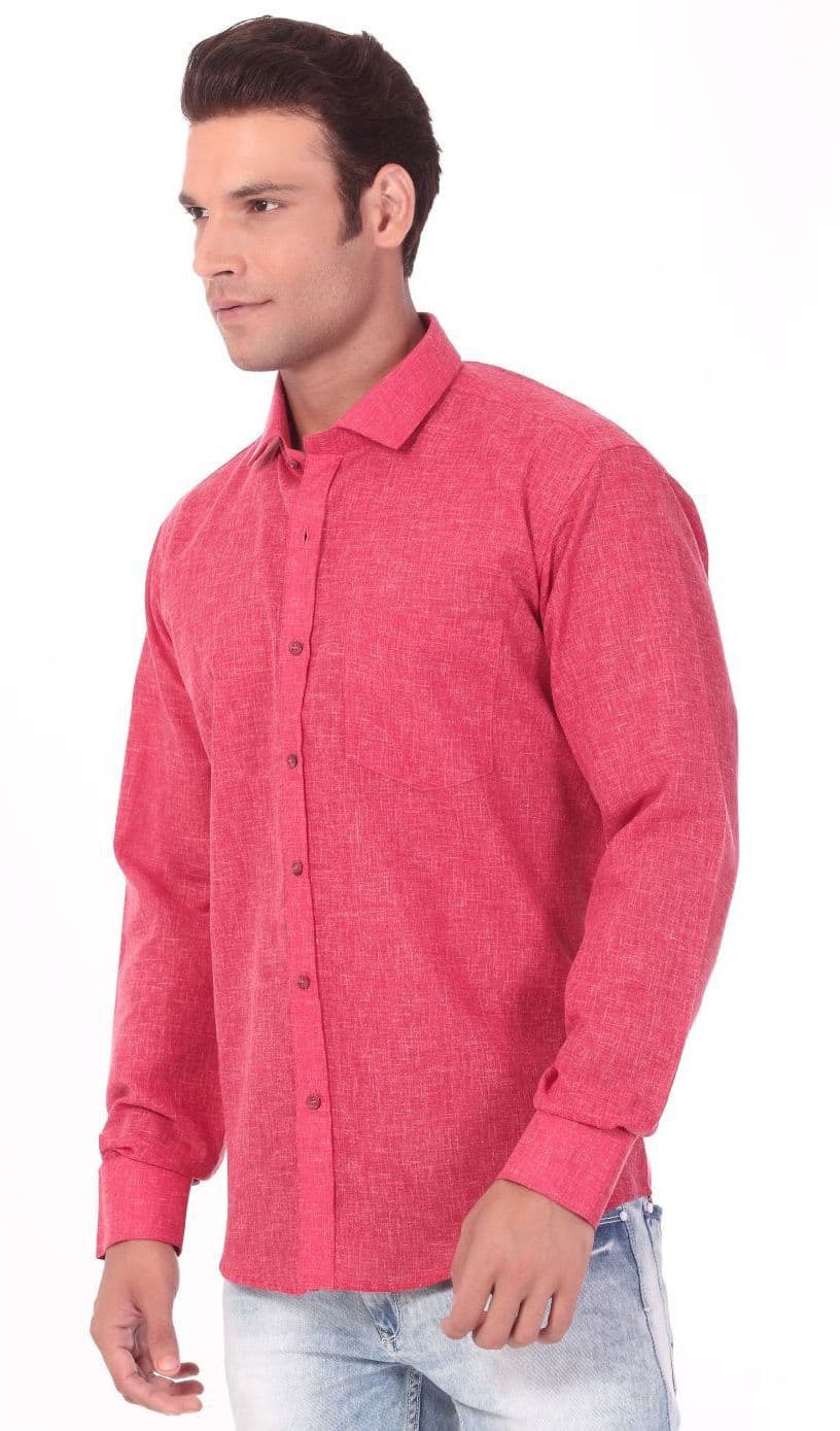 Baaamboos Men's Solid Formal Shirt view 3