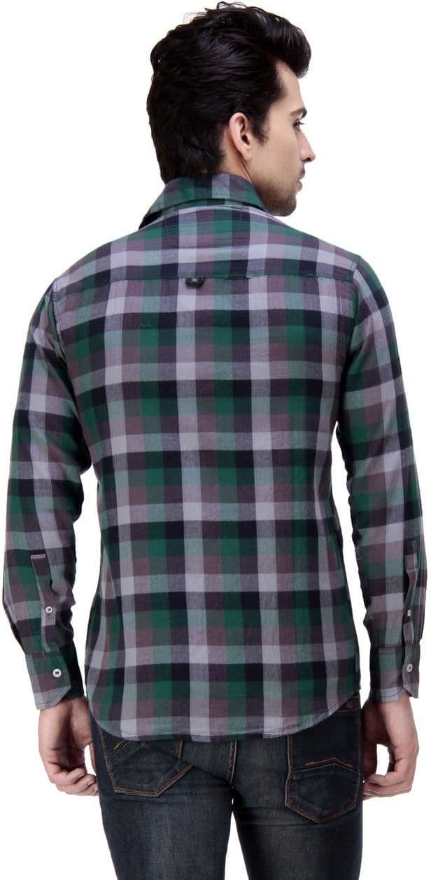 Ebry Men's Checkered Casual Shirt view 4