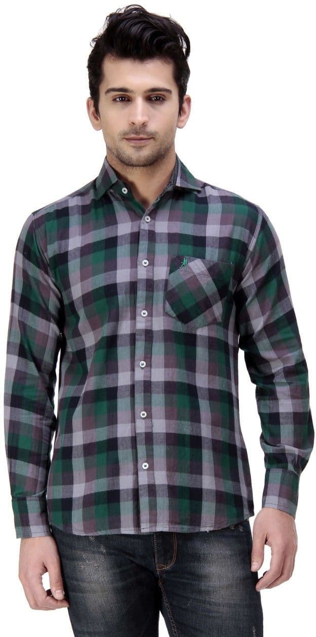 Ebry Men's Checkered Casual Shirt view 2