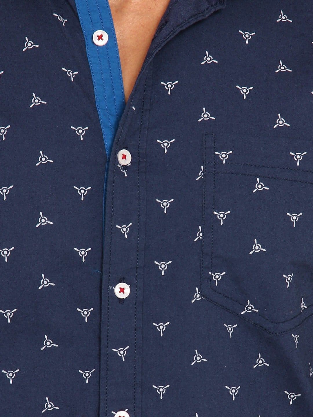 I-Voc Men's Printed Casual Shirt view 5