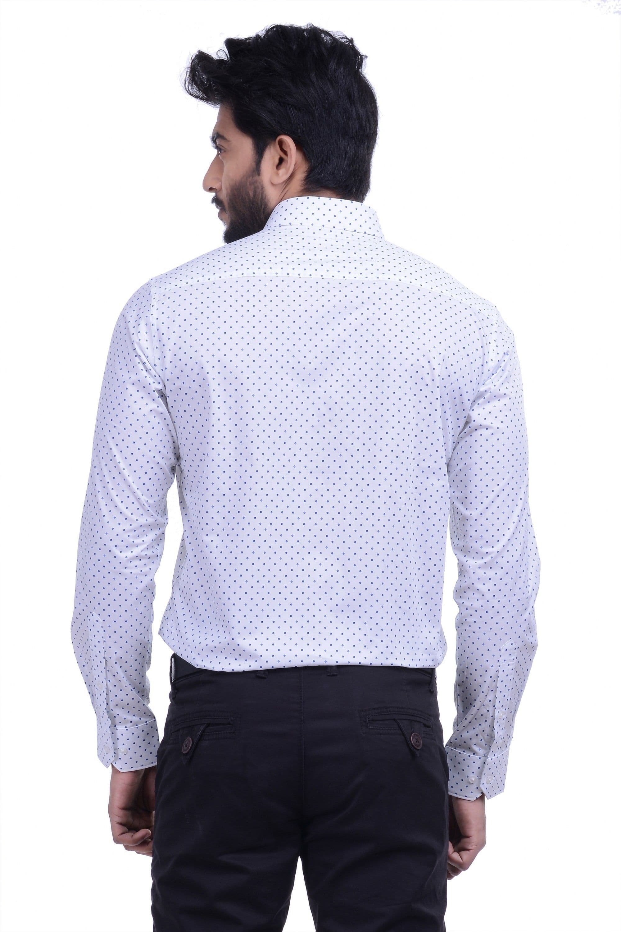 Hoffmen Men's Self Design Formal Shirt view 5