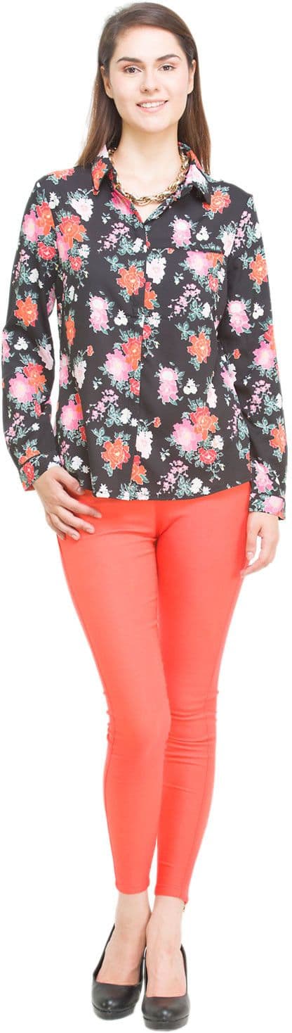 Oxolloxo Women's Printed Casual Shirt view 5