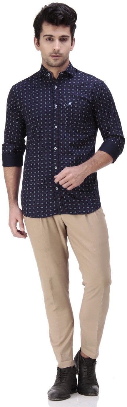 Ebry Men's Printed Casual Shirt view 6