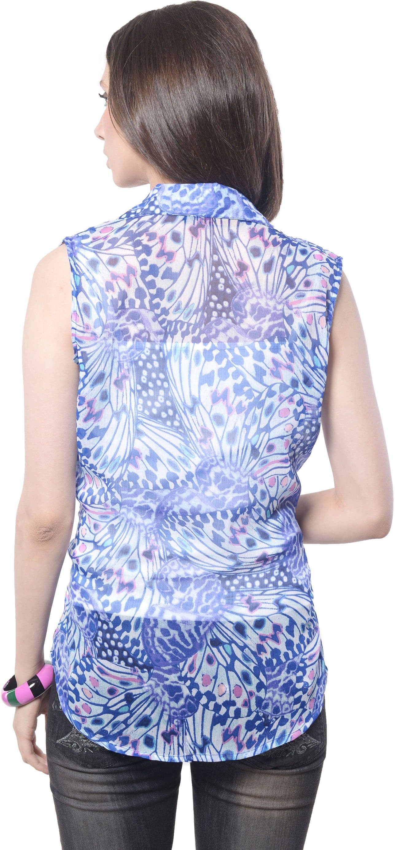 Meira Women's Printed Party Shirt view 4