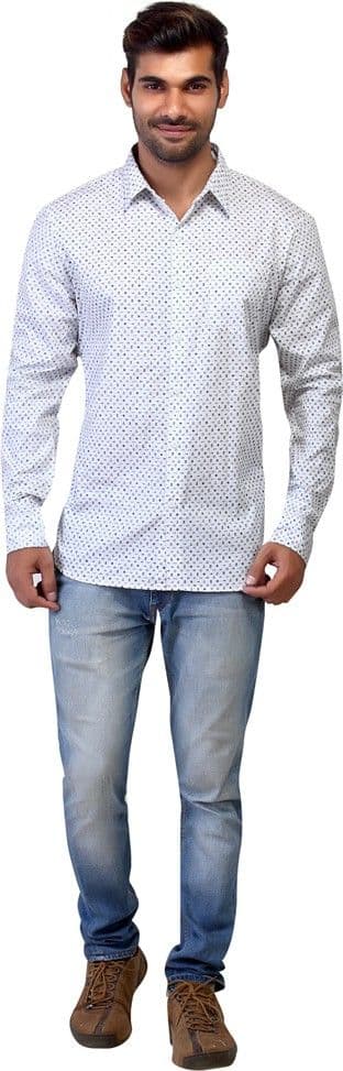 London Bee Men's Printed Casual Shirt view 3