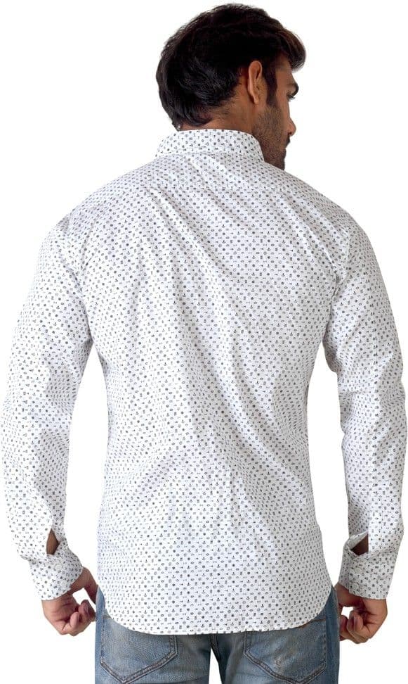 London Bee Men's Printed Casual Shirt view 6