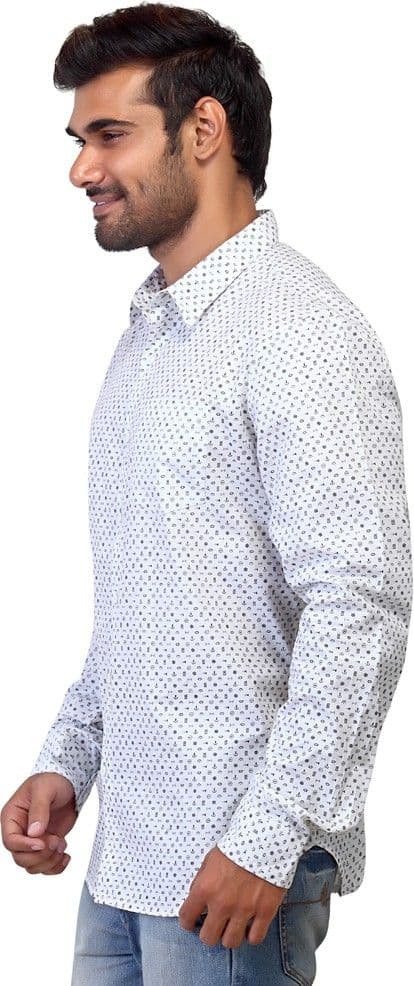 London Bee Men's Printed Casual Shirt view 5