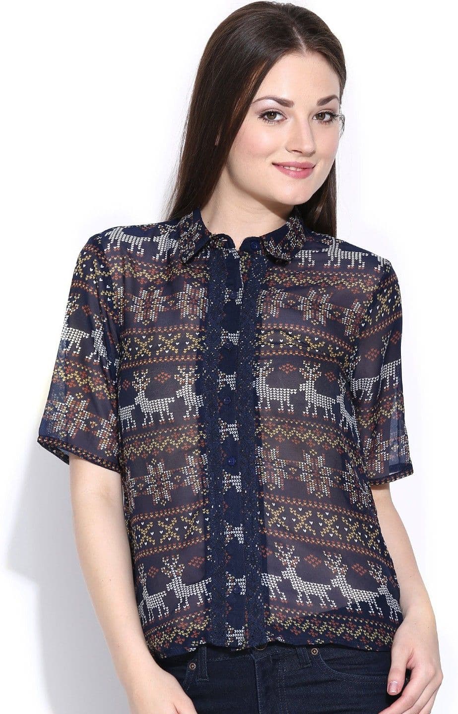 Anasazi Women's Printed Casual Shirt view 2