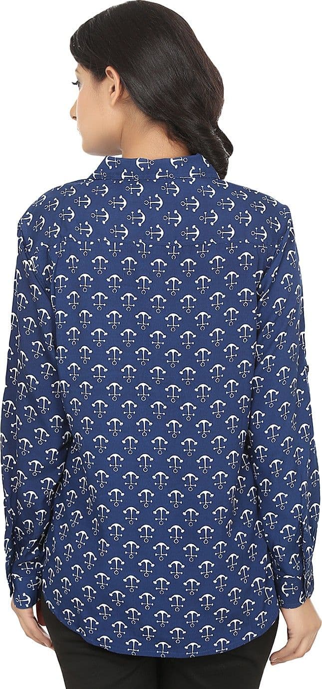 Naisha Women's Printed Casual Shirt view 5