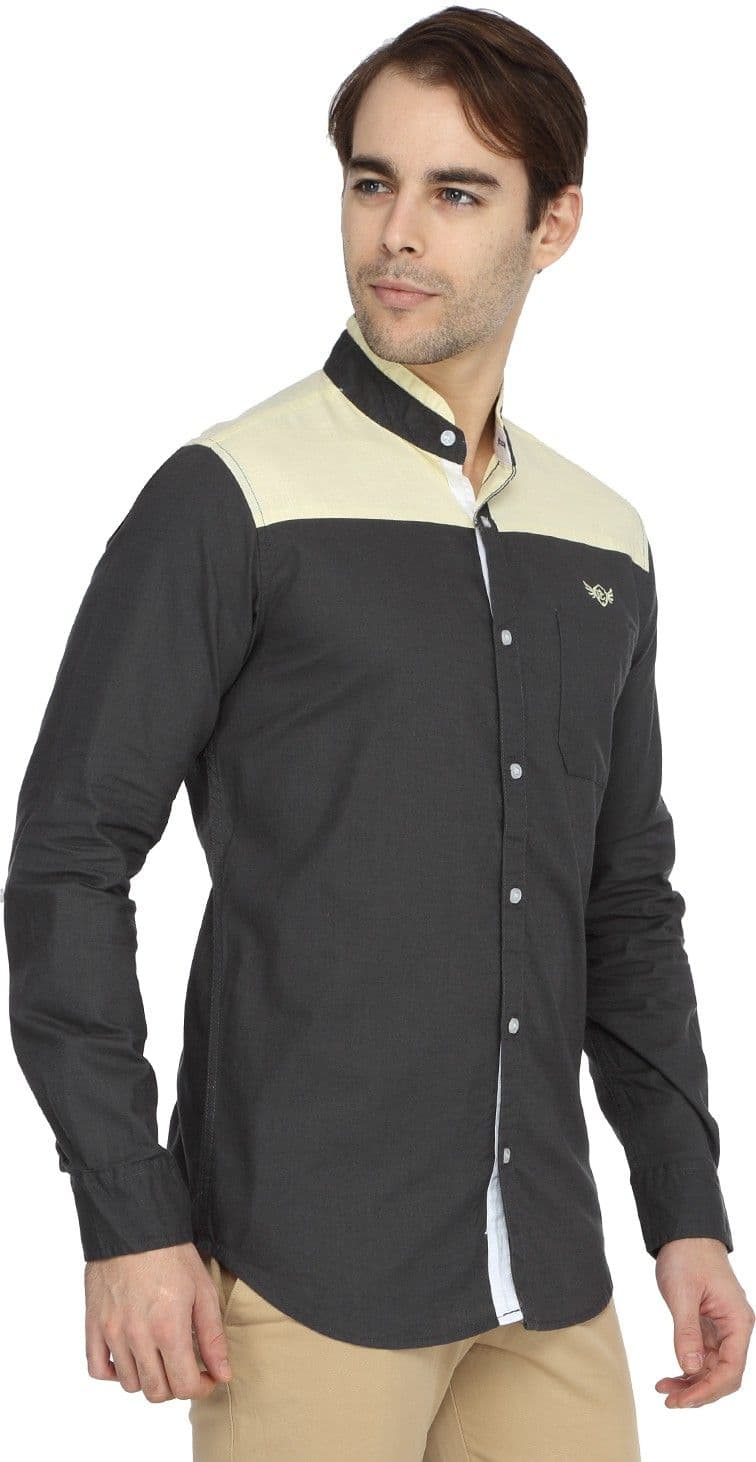 Parron Men's Solid Casual Shirt view 2