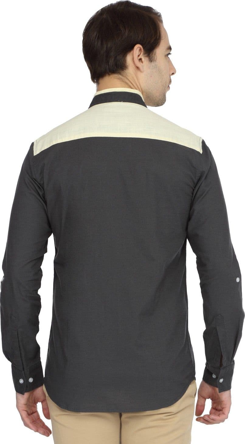 Parron Men's Solid Casual Shirt view 4