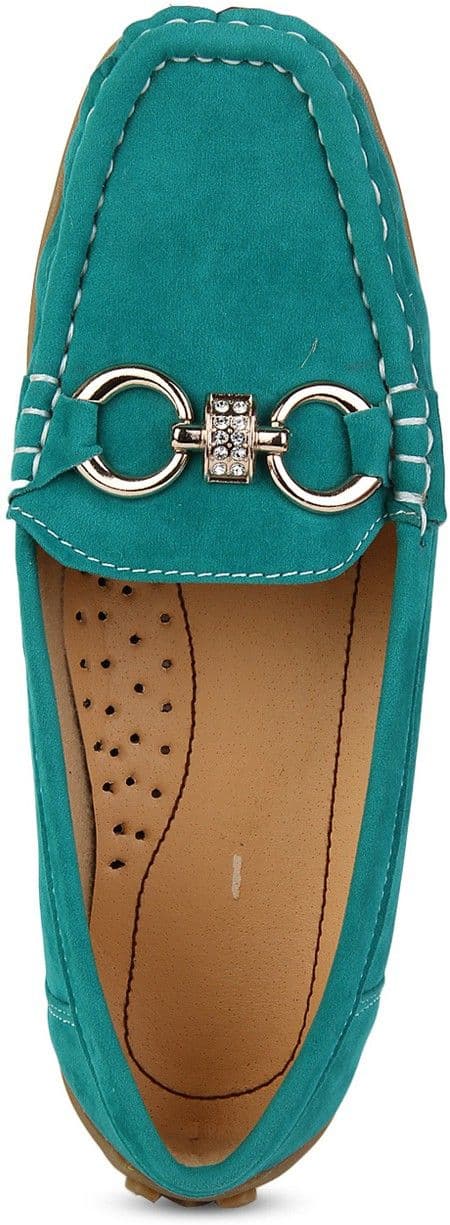 Niremo Green Loafers view 5