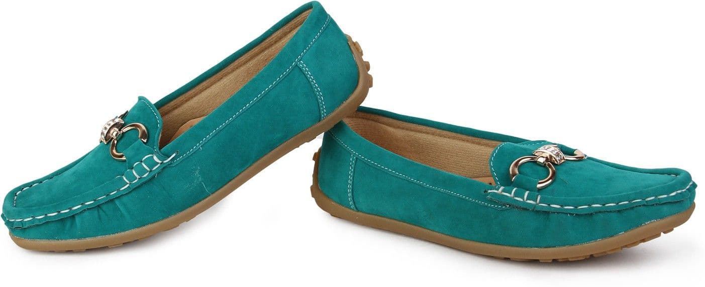 Niremo Green Loafers view 3