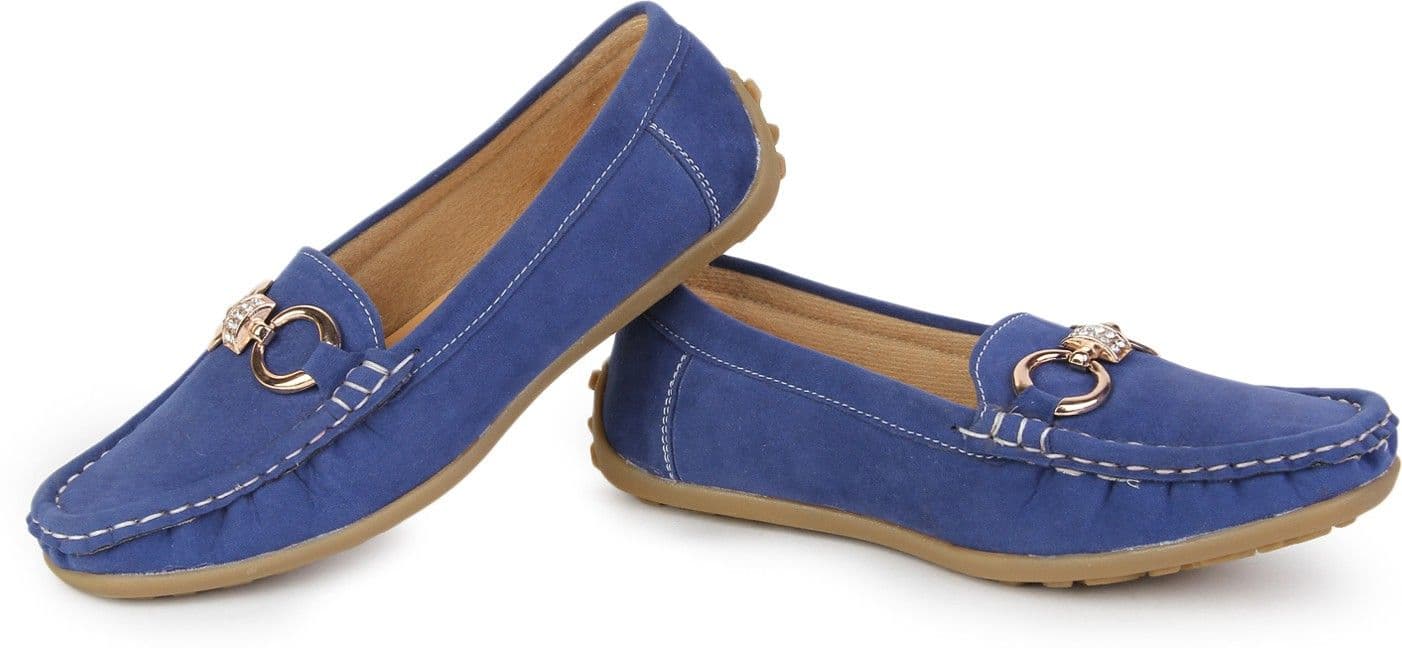 Niremo Light Blue Loafers view 3