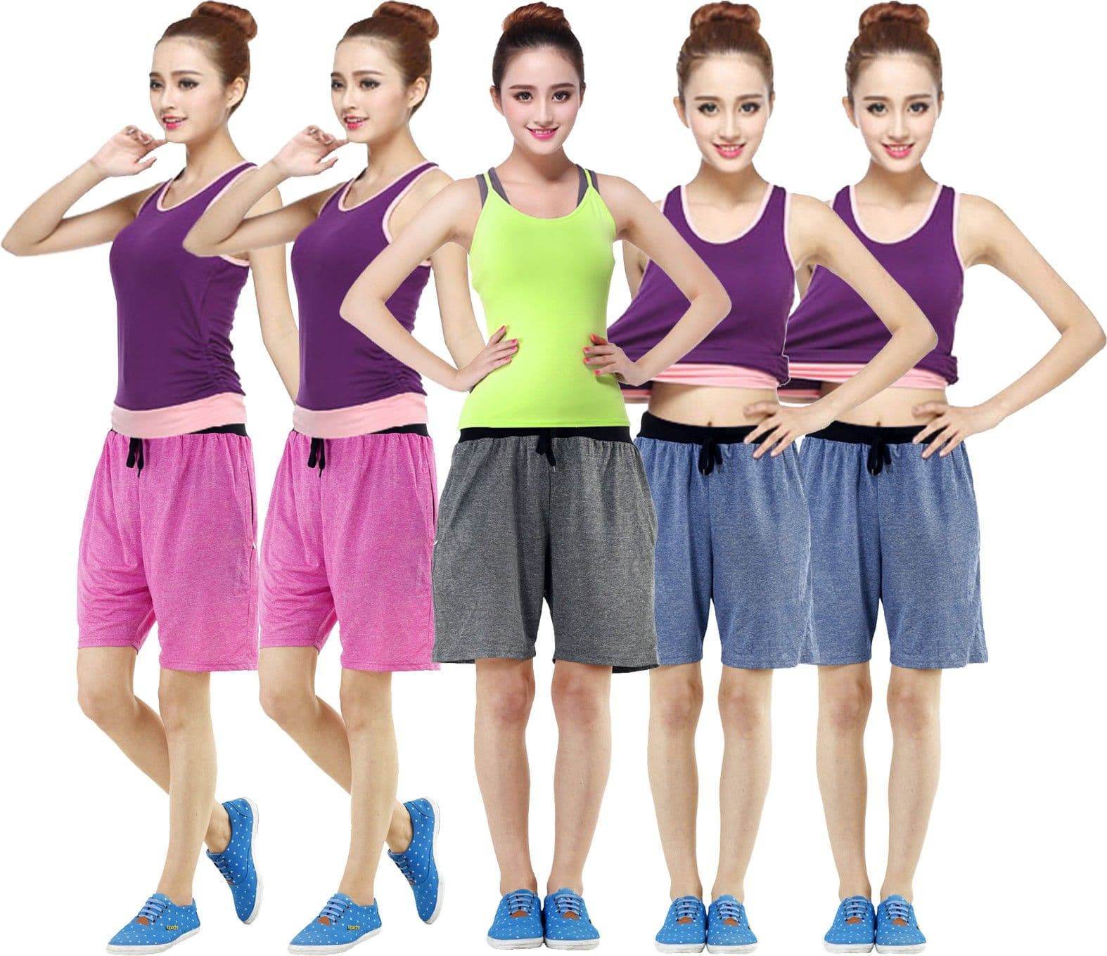 RIPR Self Design Women's Multicolor Basic Shorts