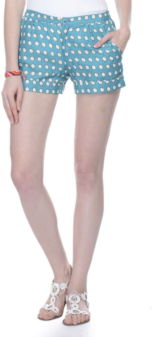 Lavennder Printed Women's Basic Shorts