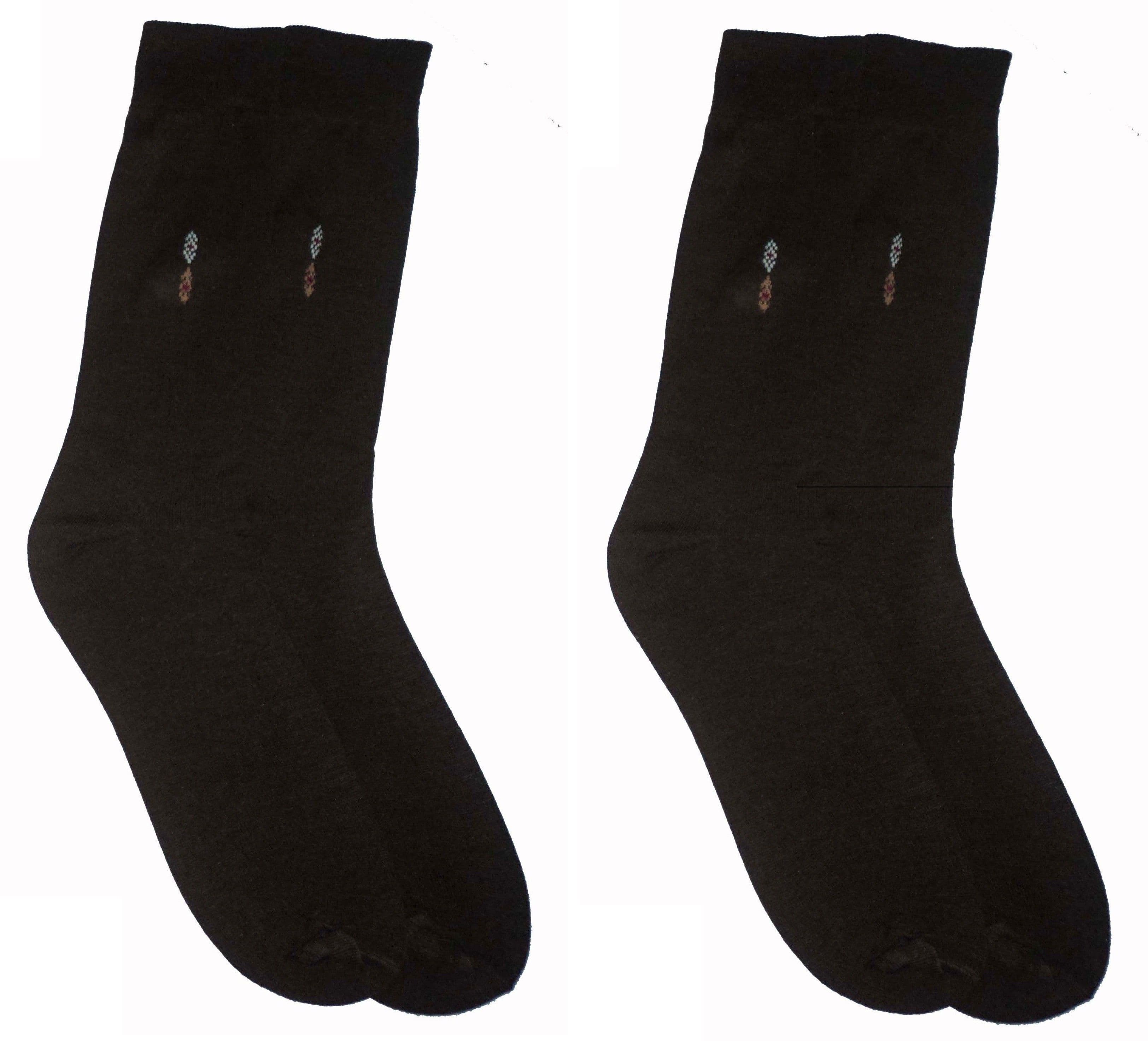 Mode Men's Floral Print Crew Length Socks