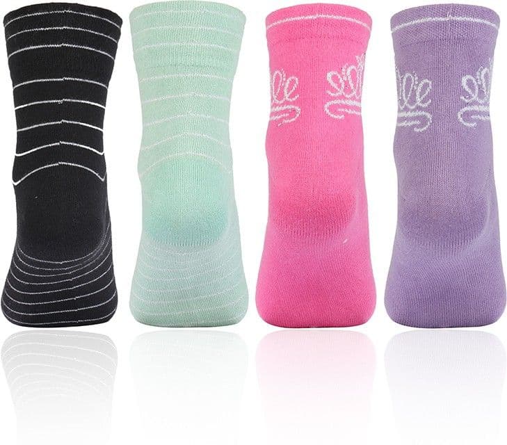 Bonjour Ladies Socks Women's Self Design, Striped Ankle Length Socks view 3