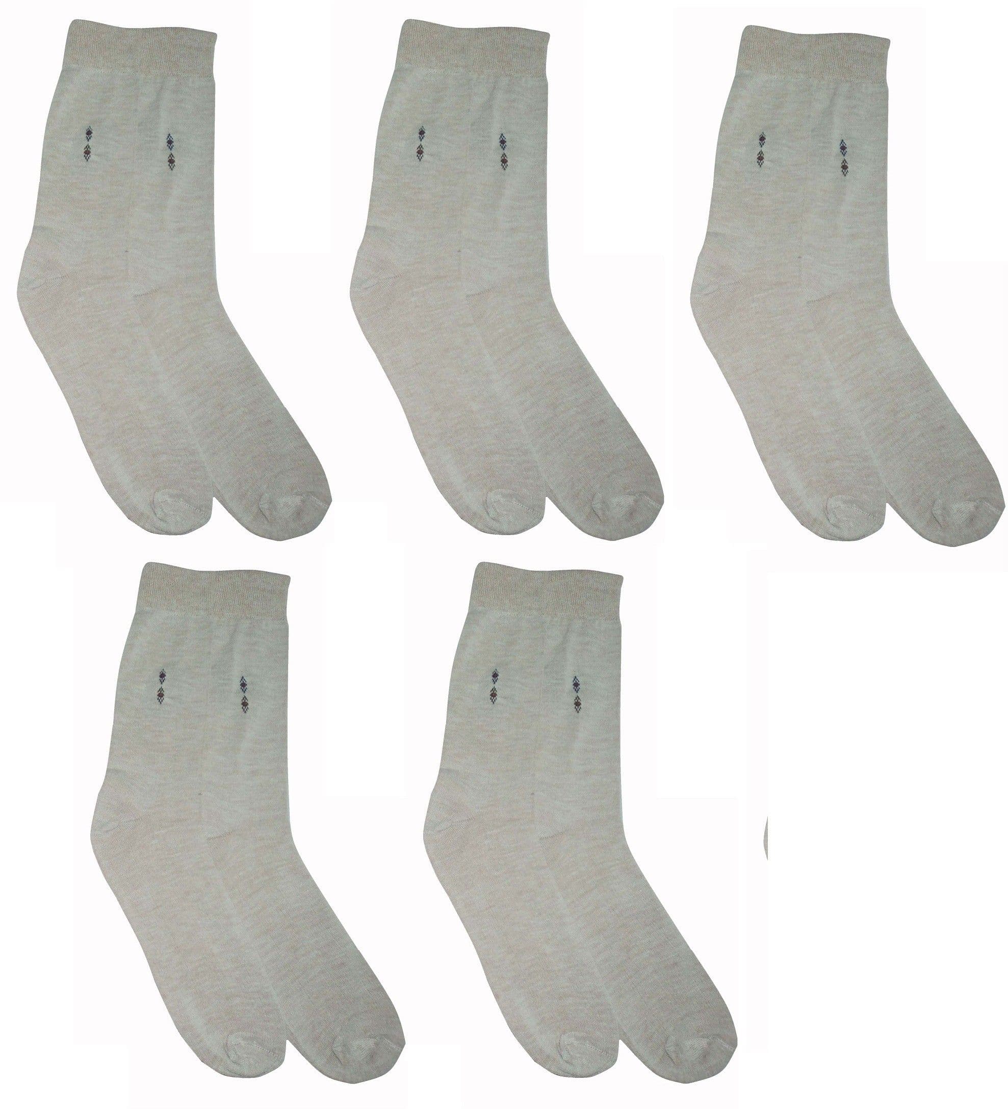 Mode Men's Floral Print Crew Length Socks