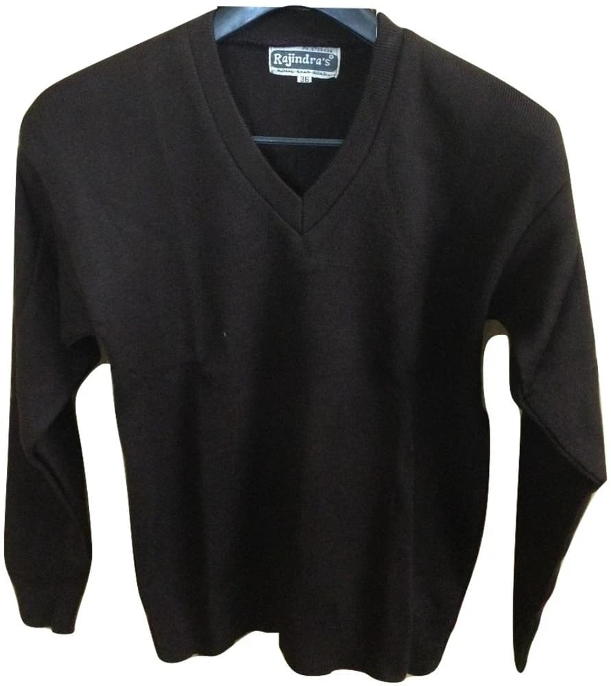 Rajindras Solid V-neck Casual Men's, Women's Sweater