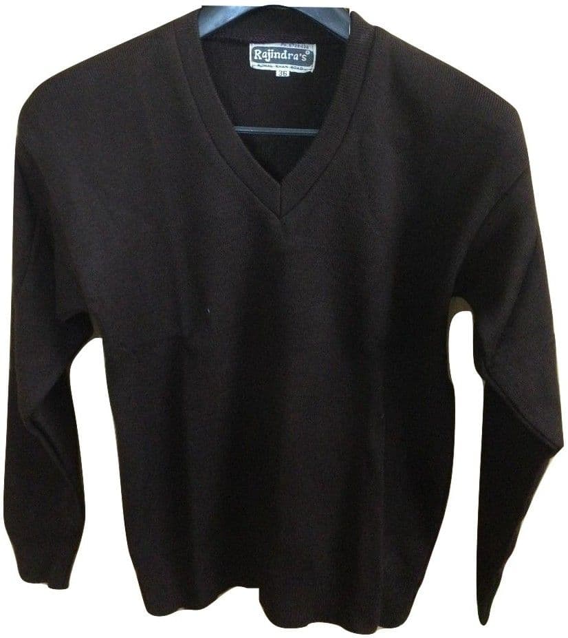 Rajindras Solid V-neck Casual Men's, Women's Sweater view 2