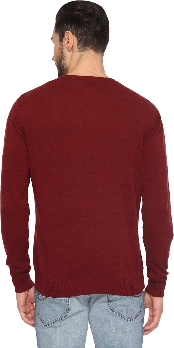 Lee Solid V-neck Casual, Party Men's Sweater view 5