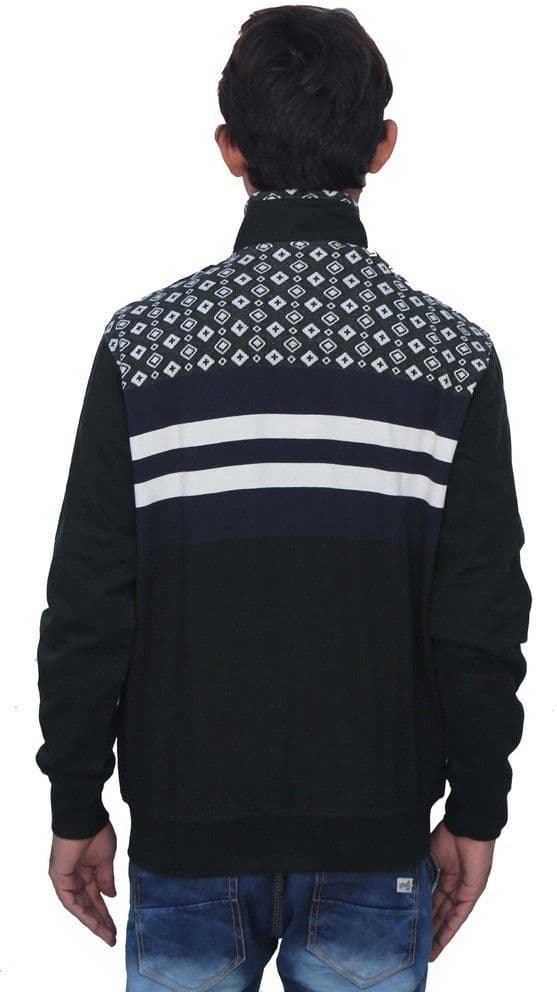 Romano Full Sleeve Striped Men's Sweatshirt view 4