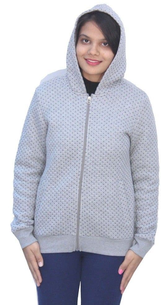 Romano Full Sleeve Solid Women's Sweatshirt view 4