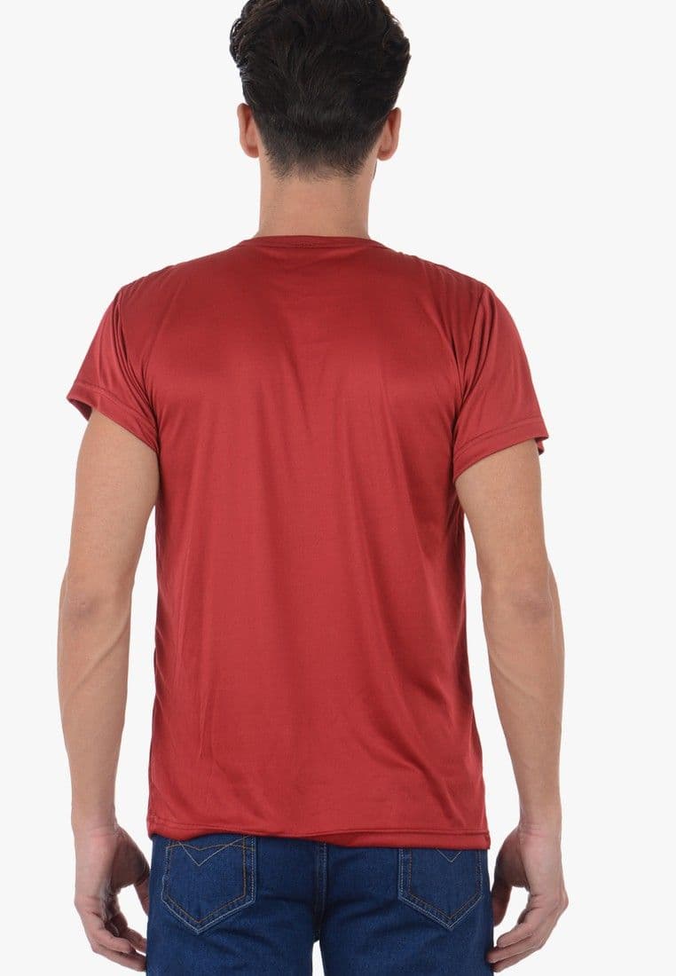 Posh 7 Solid Men's Round Neck T-Shirt view 3