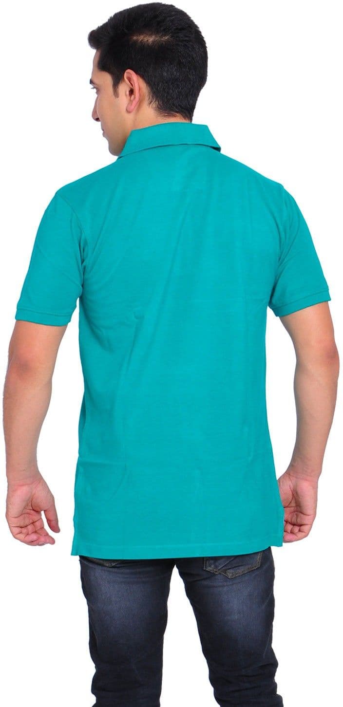 Villagsio Solid Men's Polo Neck T-Shirt view 3