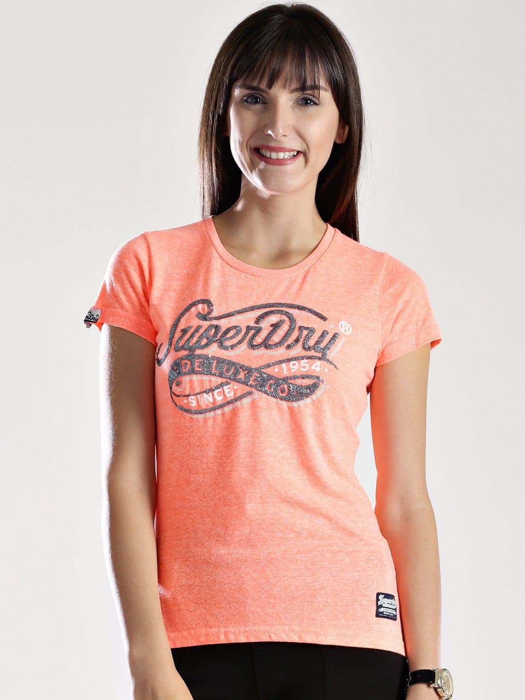 Superdry Self Design Women's Round Neck T-Shirt view 2
