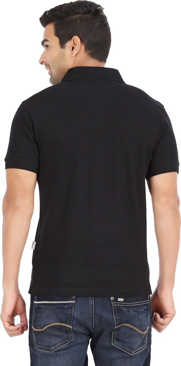 Scorpion Solid Men's Polo Neck T-Shirt view 3