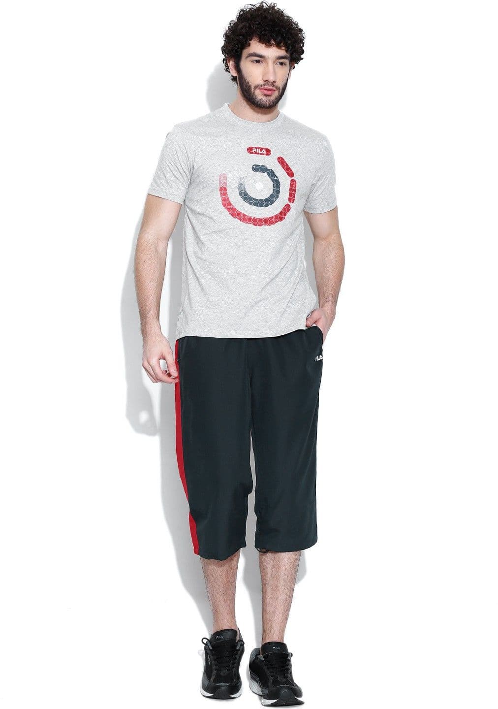 Fila Solid Men's Three Fourths view 5