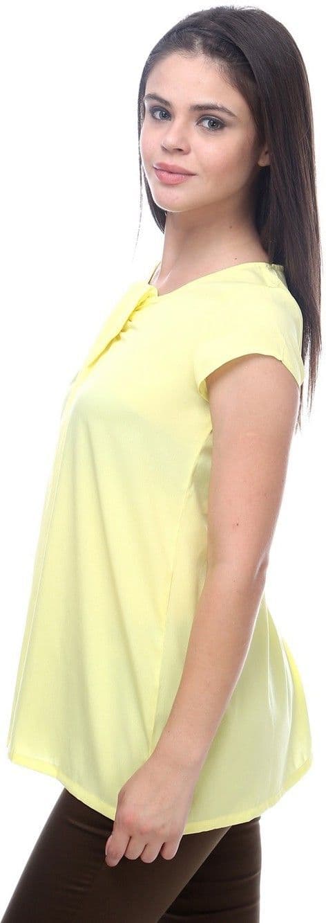 Kaaryah Casual Short Sleeve Solid Women's Top view 3
