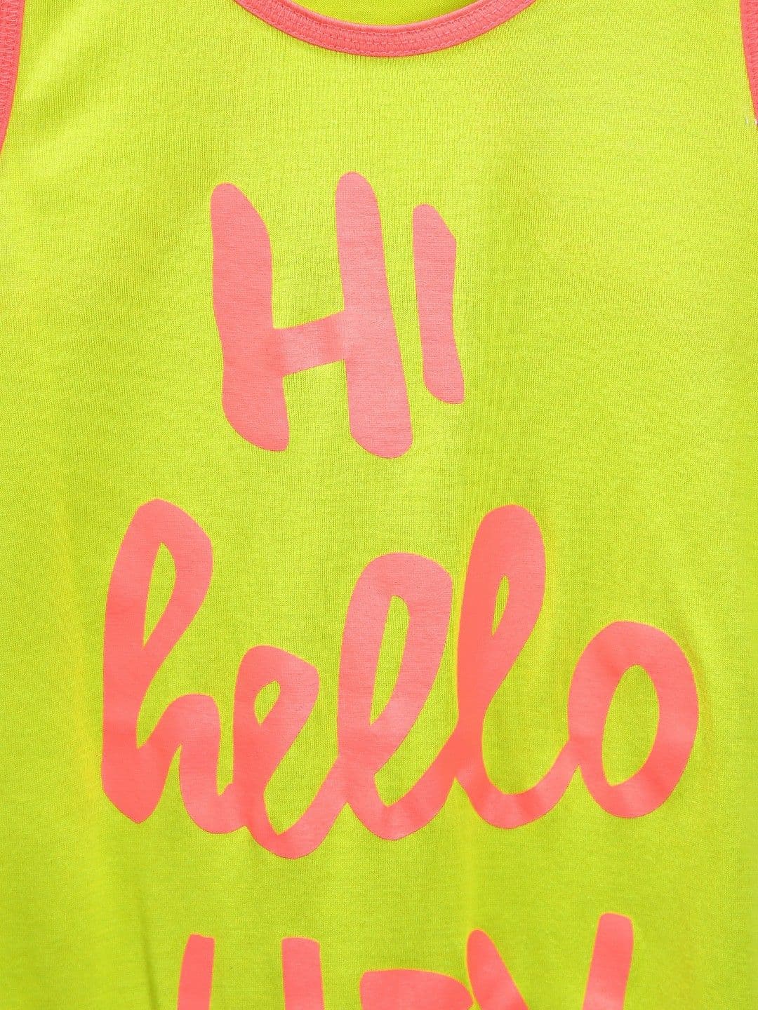 Reebok Casual Sleeveless Printed Girl's Top view 4
