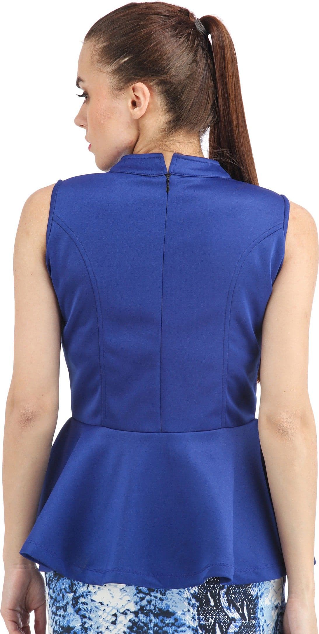 Cation Casual Sleeveless Solid Women's Top view 3