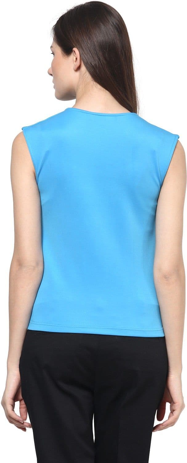 Harpa Casual Sleeveless Solid Women's Top view 3