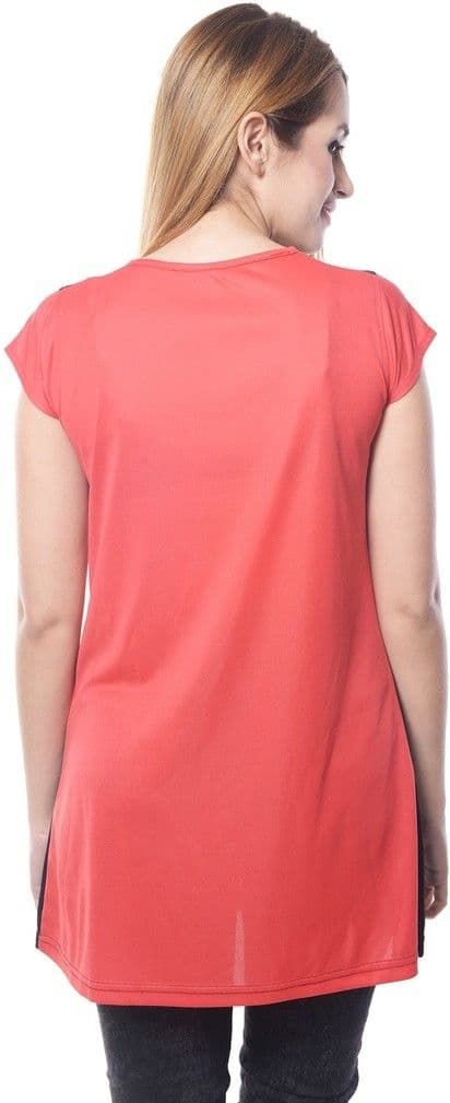 esoft Casual Short Sleeve Solid Women's Top view 4