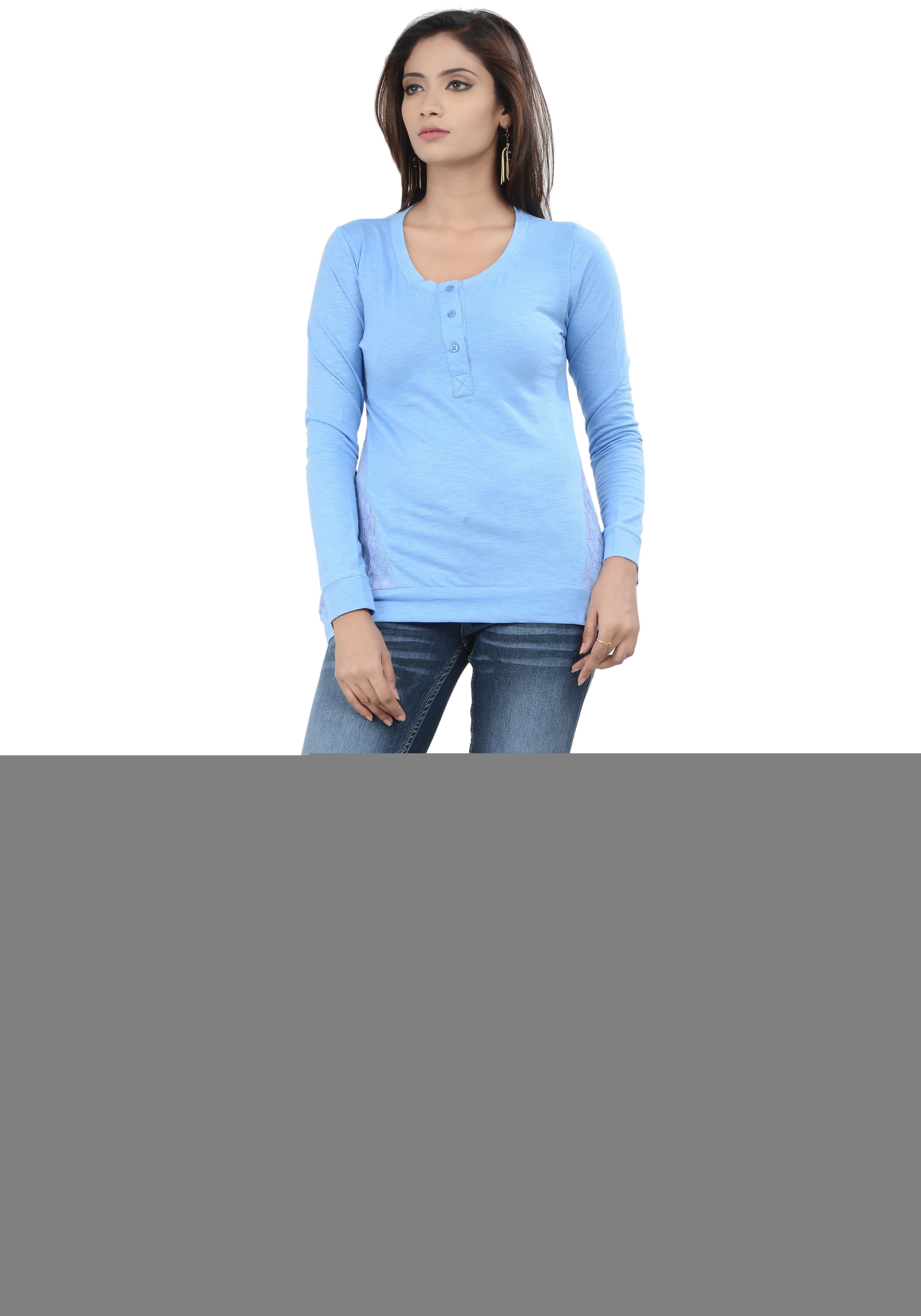 No Code Party Full Sleeve Solid Women's Top view 3