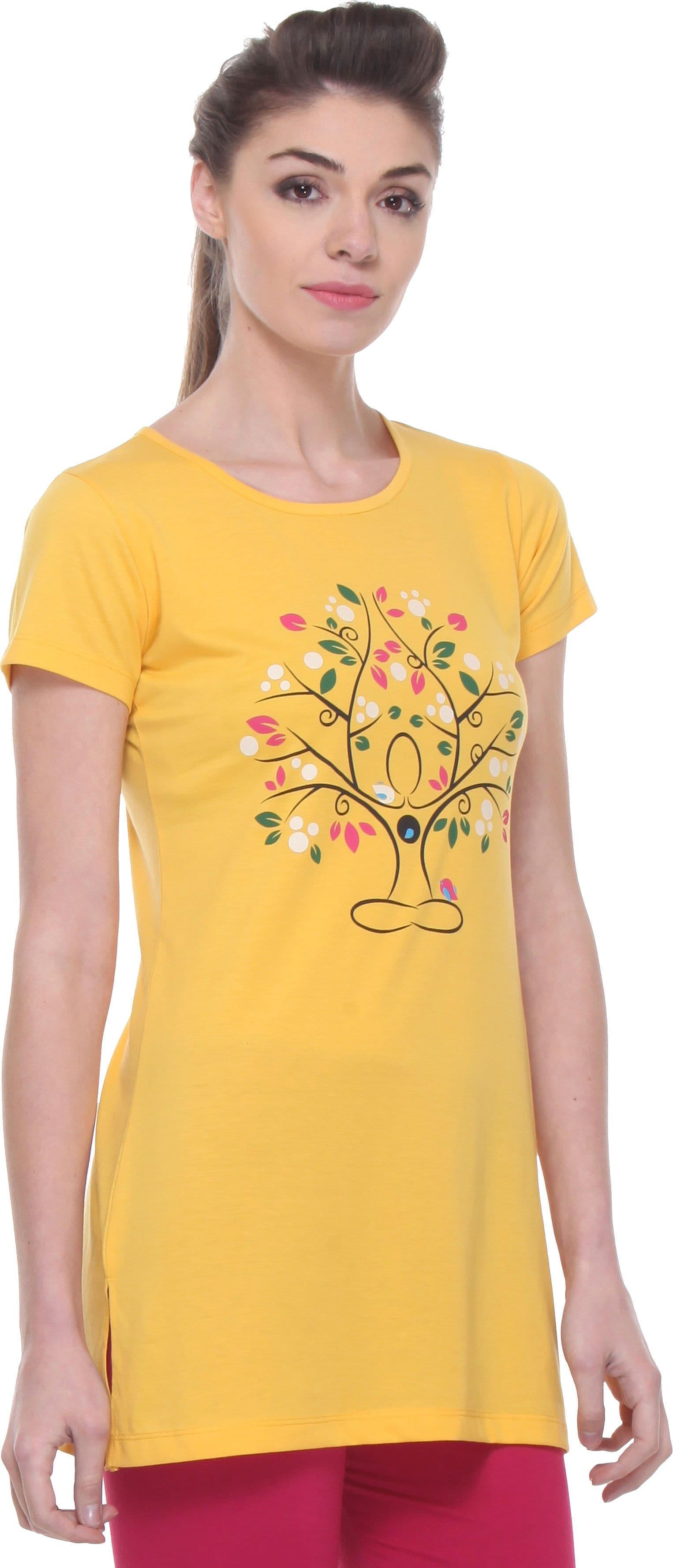 TAB91 Casual Short Sleeve Printed Women's Top view 3