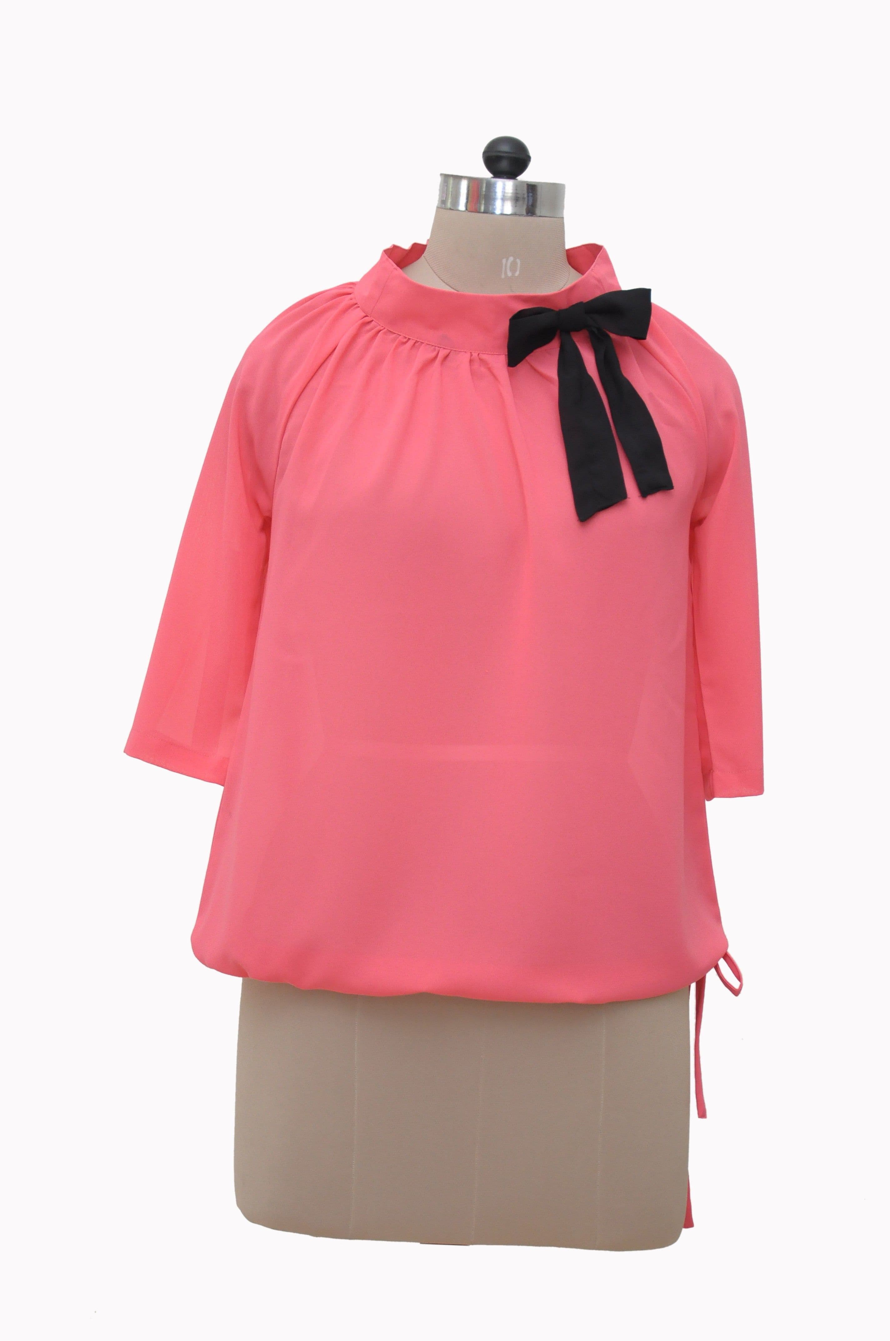 Tapyti Casual 3/4 Sleeve Solid Women's Top